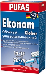 Универсальный экономичный обойный клей Pufas Euro 3000 Ekonom